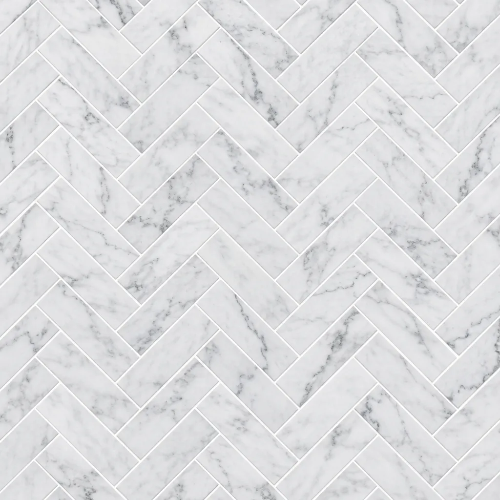 Carrara Herringbone