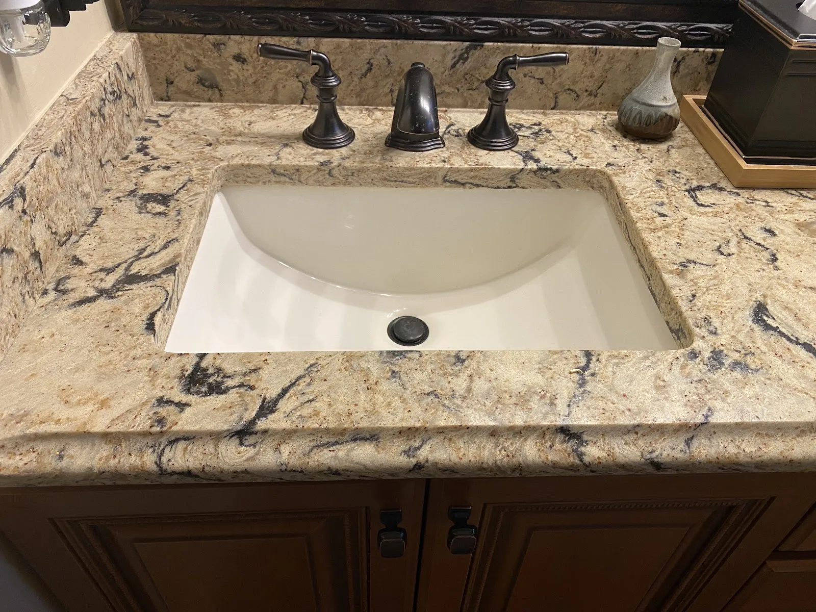 Granite vanity top